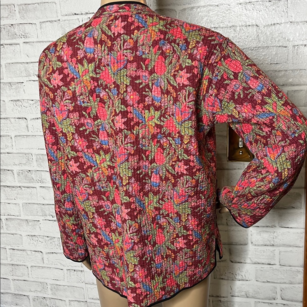Orvis reversible quilted floral jacket - Picture 5 of 5